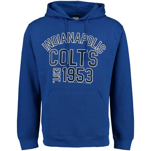 Indianapolis Colts End Around Pullover Hoodie Royal - Click Image to Close